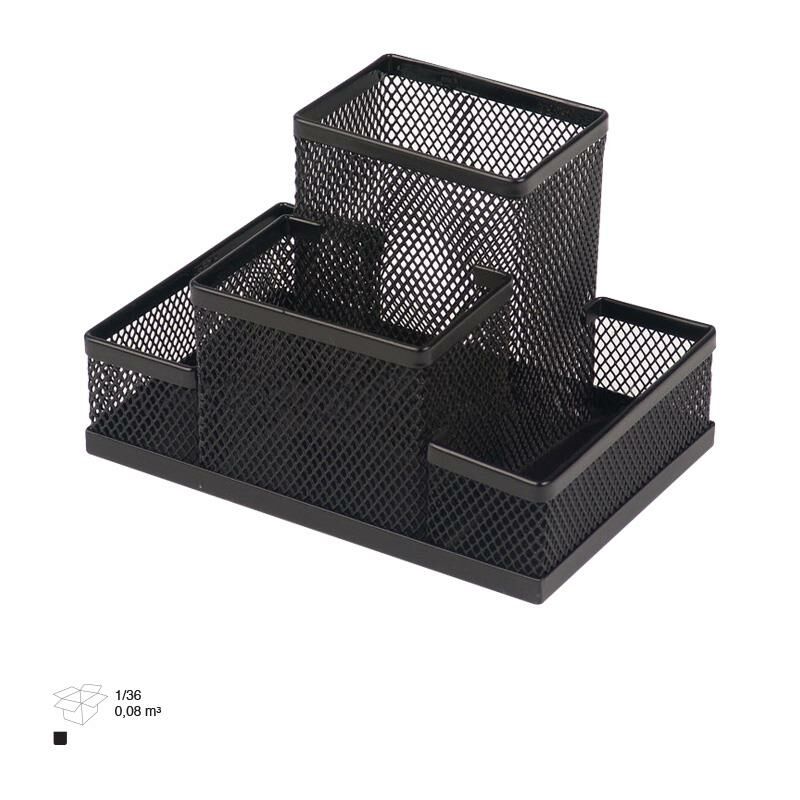 3A 1236 METAL PERFORE ORGANİZER SİYAH