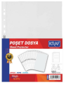 KRAF 1002 POŞET DOSYA A4 XL 100LÜ 40'LI PK.