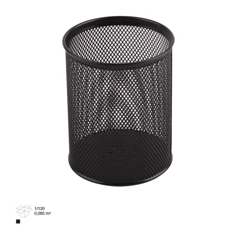 3A 1173 METAL PERFORE YUVARLAK KALEMLİK SİYAH