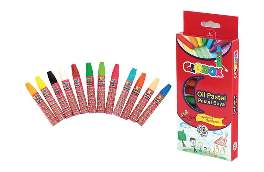 GLOBOX 6884 PASTEL BOYA  12 Lİ