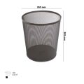 3A 1145 METAL PERFORE ÇÖP KOVASI SİYAH (265X285 MM)
