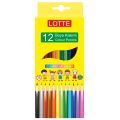 LOTTE LT940 KURU BOYA KALEMİ 12 RENK 12'Lİ PK.