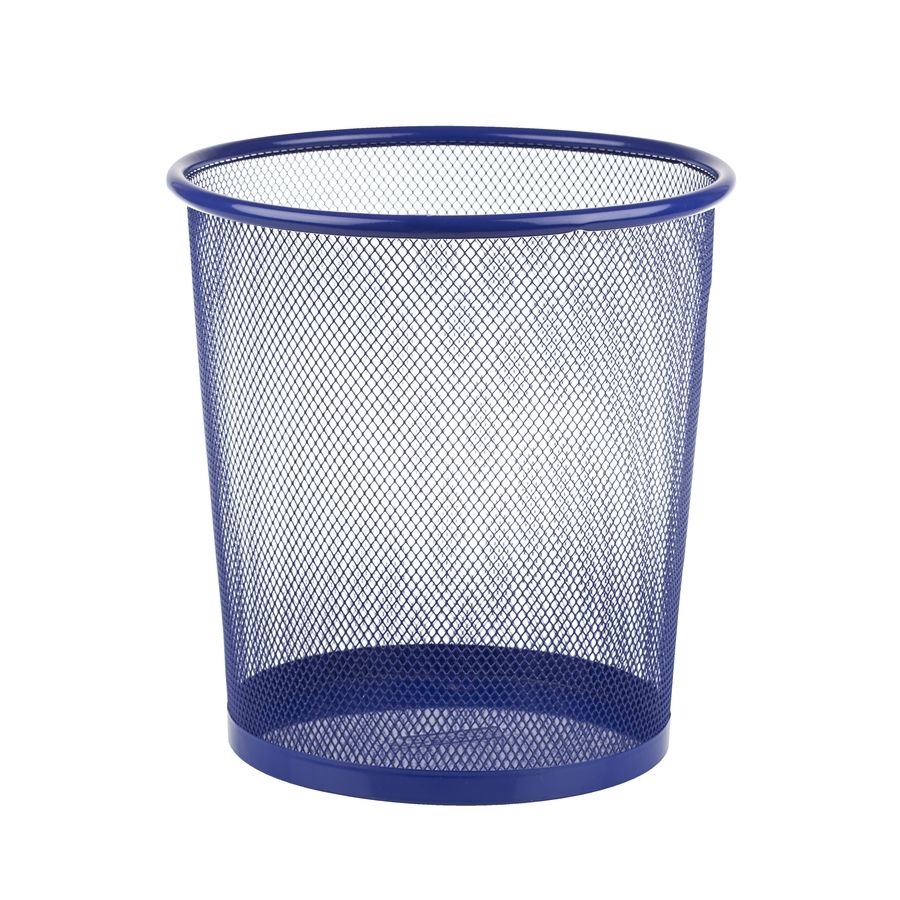 BİGPOİNT BP409-35 METAL PERFORE ÇÖP KOVASI ORTA MAVİ