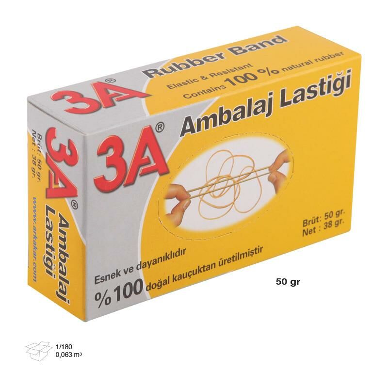 3A 1067 AMBALAJ LASTİĞİ 50 GR KARTON KUTULU