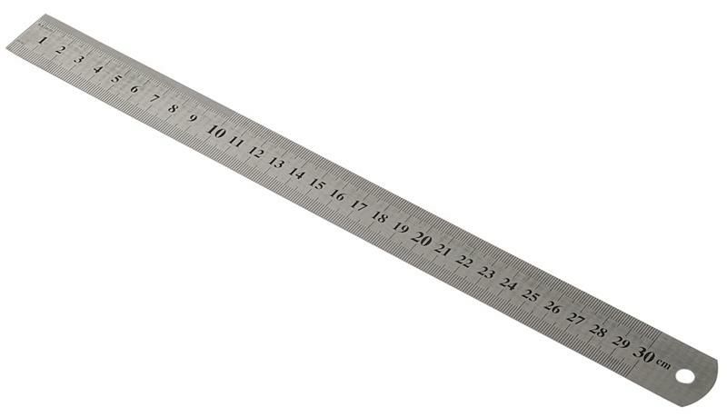 KRAF 530G ÇELİK CETVEL 30 CM INCH ÖLÇÜLÜ