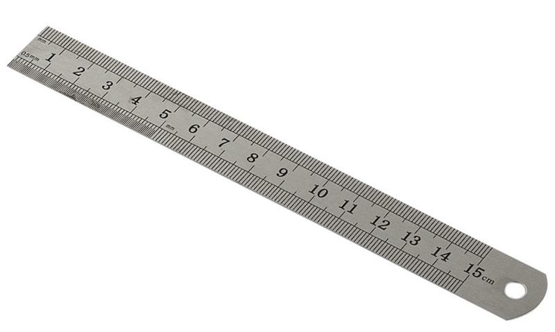 KRAF 515G ÇELİK CETVEL 15 CM INCH ÖLÇÜLÜ