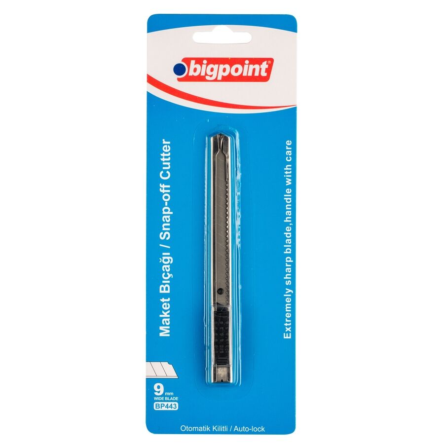 BİGPOİNT BP443 MAKET BIÇAĞI DAR METAL CEP TİPİ 24'LÜ KUTU
