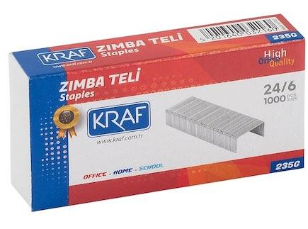 KRAF 235G ZIMBA TELİ 24/6 1000 Lİ 10'LU KT.