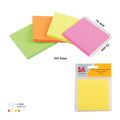 3A 735 YAP.  NOT KAĞIDI NEON RENK 75X75 MM (100 ADET) SARI 12'Lİ KT.