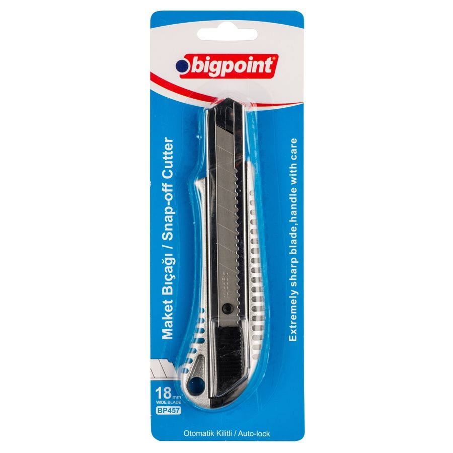 BİGPOİNT BP457 MAKET BIÇAĞI METAL GENİŞ 12'Lİ KT.