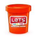 LET'S 8340-2 TEK RENK OYUN HAMURU 150GR KIRMIZI
