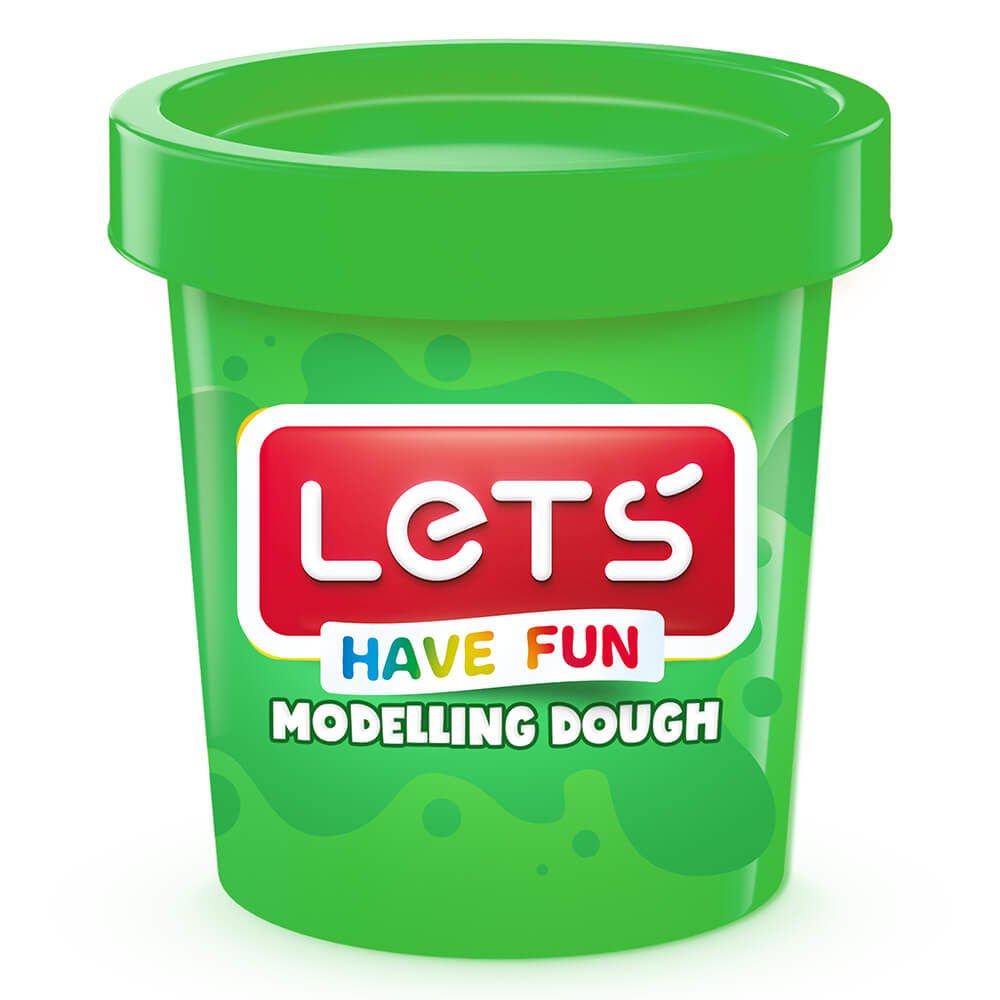 LET'S 8340-4 TEK RENK OYUN HAMURU 150GR YEŞİL