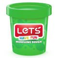 LET'S 8340-4 TEK RENK OYUN HAMURU 150GR YEŞİL