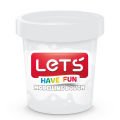 LET'S 8340-5  TEK RENK OYUN HAMURU 150GR BEYAZ