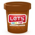 LET'S 8340-6  TEK RENK OYUN HAMURU 150GR KAHVE