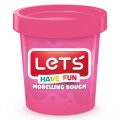 LET'S 8340-7 TEK RENK OYUN HAMURU 150GR PEMBE