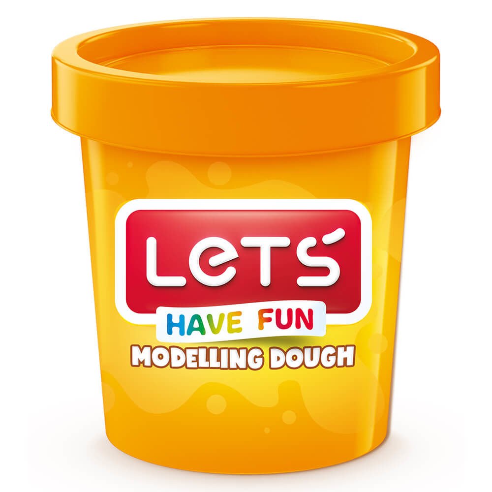 LET'S 8340-8 TEK RENK OYUN HAMURU 150GR TURUNCU