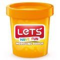 LET'S 8340-8 TEK RENK OYUN HAMURU 150GR TURUNCU