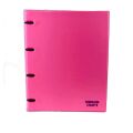 ÖNDER 125-23 RAİNBOW COLORS YAYLI DOSYA PP PEMBE