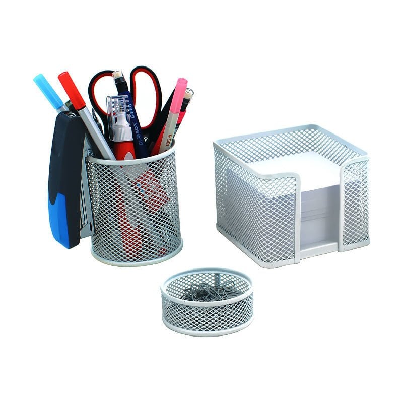 GLOBOX 6154 METAL MASA SETİ 3 LÜ GRİ