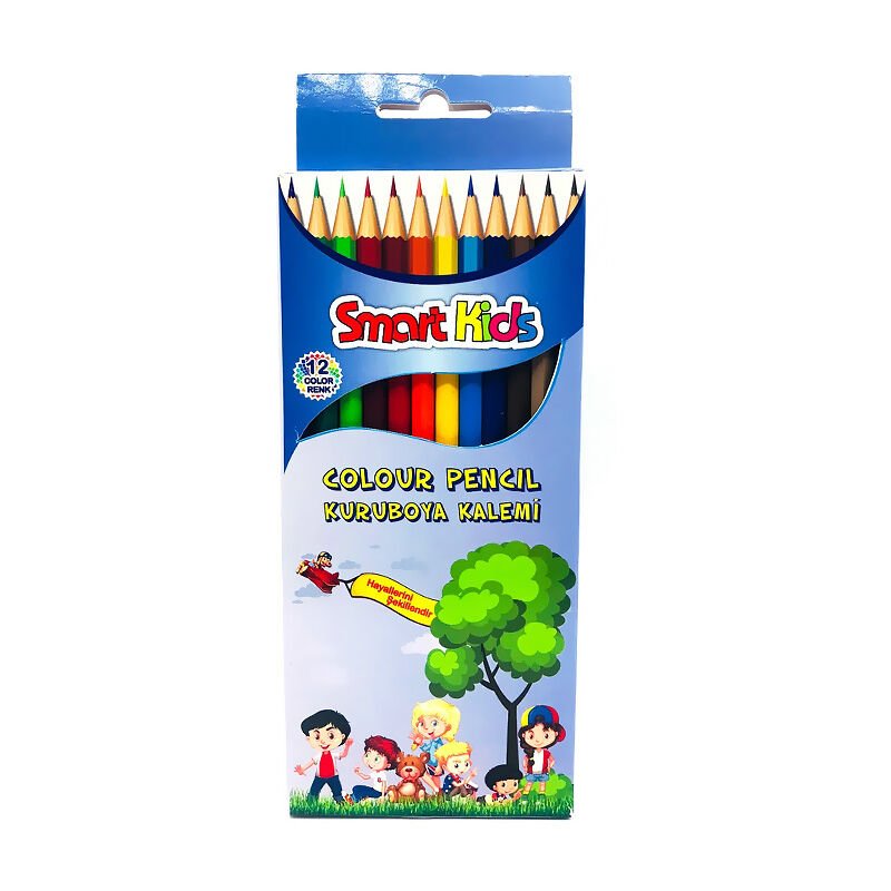 GLOBOX 2963 SMART KIDS KURU BOYA 12 RENK