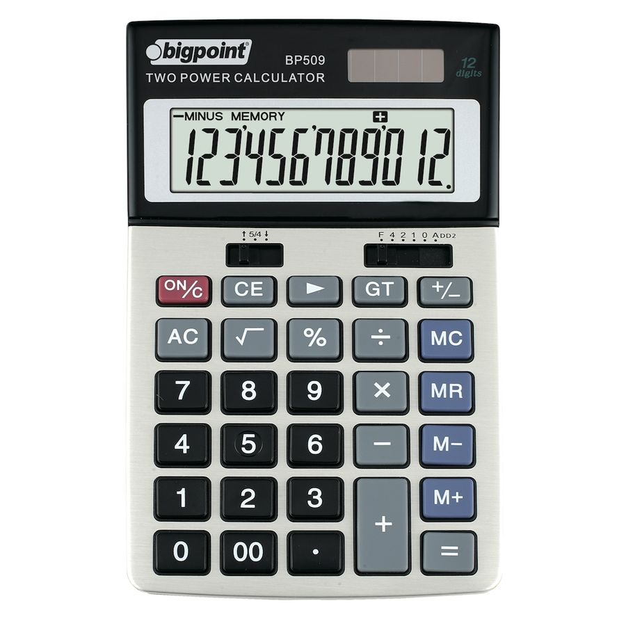 BİGPOİNT BP509 HESAP MAKİNESİ 12 HANE
