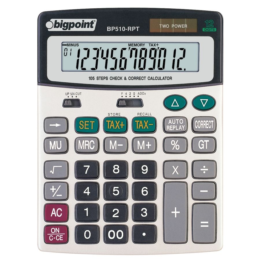 BİGPOİNT BP510-RPT HESAP MAKİNESİ 12 HANE (RPT)