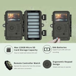 Sjcam M50 Fotokapan Kamera Koyu Yeşil