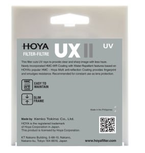 Hoya 49mm UX II UV Filtre