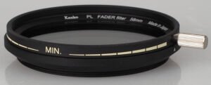 Kenko 58mm PL Fader ND3 ND400 Variable ND Filtre