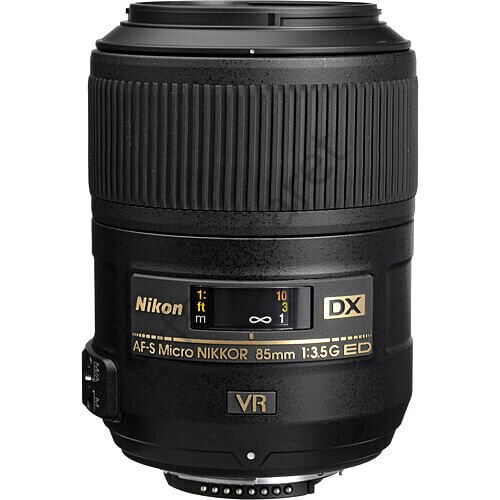 Nikon AF-S 85mm f/3.5G ED DX VR Micro Lens