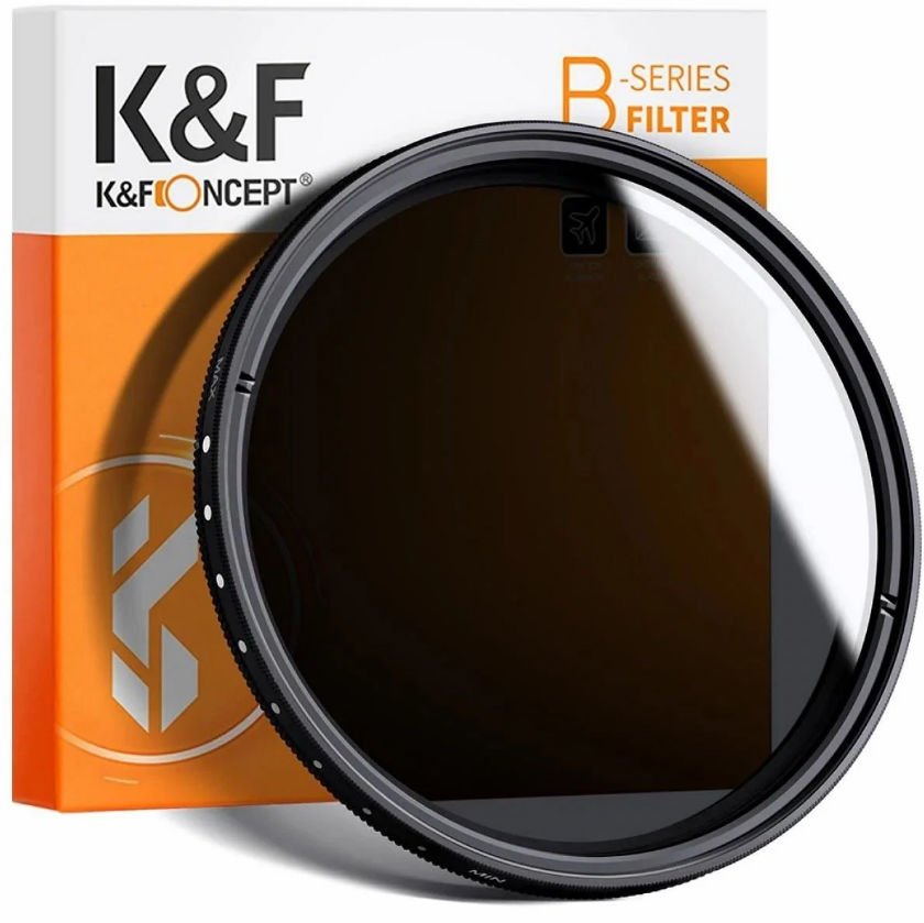 K&F Concept 40.5mm ND2-ND400 (9 Stop) Değişken ND Filtre