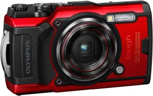 Olympus Tough TG-6 Fotoğraf Makinesi (Kırmızı)