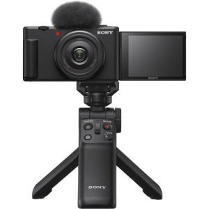 Sony ZV-1F Fotoğraf Makinesi + Sony GP-VPT2BT Çekim Kolu
