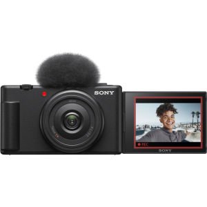 Sony ZV-1F Fotoğraf Makinesi + Sony GP-VPT2BT Çekim Kolu