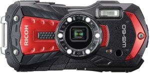 Ricoh WG-60 Sualtı Fotoğraf Makinesi (Kırmızı)