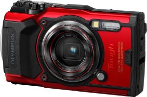 Olympus Tough TG-6 Fotoğraf Makinesi (Kırmızı)