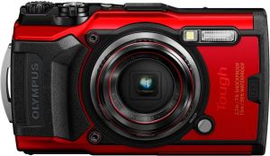 Olympus Tough TG-6 Fotoğraf Makinesi (Kırmızı)