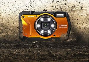 Ricoh WG-6 Sualtı Fotoğraf Makinesi (Turuncu)