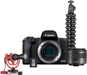 Canon EOS M50 15-45mm Vlogger Kit