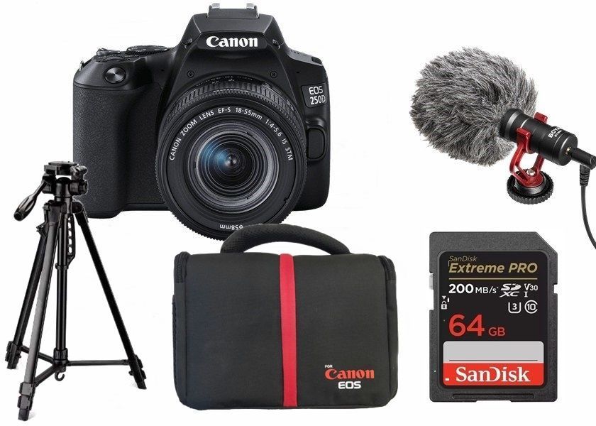 Canon EOS 250D 18-55mm IS STM Vlogger Kit