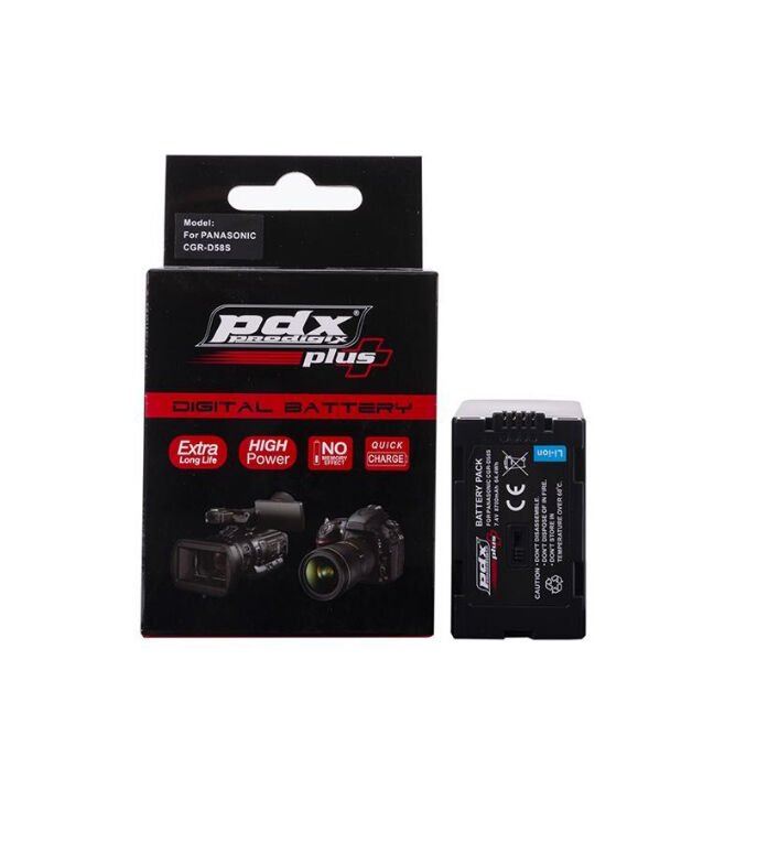 PDX Panasonic CGR-D58S Batarya