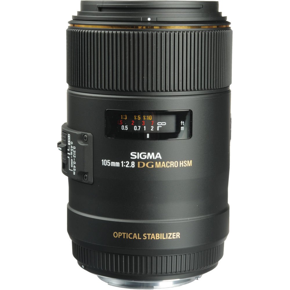 Sigma 105mm F2.8 EX DG OS HSM Macro Lens (Canon EF)