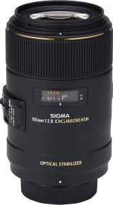 Sigma 105mm F2.8 EX DG OS HSM Macro Lens (Nikon F)
