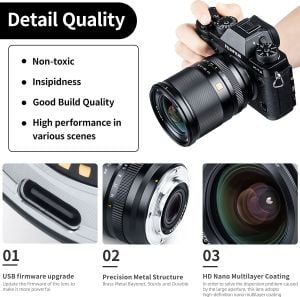 Viltrox AF 13mm F1.4 XF Lens (Fujifilm X)