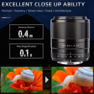 Viltrox AF 33mm f/1.4 XF Lens (Fujifilm X)