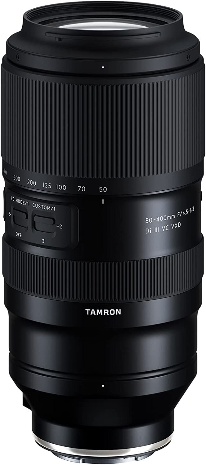 Tamron 50-400mm f4.5-6.3 Di III VC VXD Lens (Sony E)