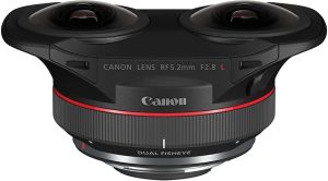 Canon RF 5.2mm f2.8L Dual Fisheye 3D VR Lens