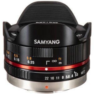 Samyang 7.5mm f/3.5 UMC Fisheye Lens (MFT Uyumlu)