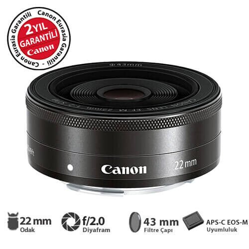 Canon EF-M 22mm f2 STM Lens